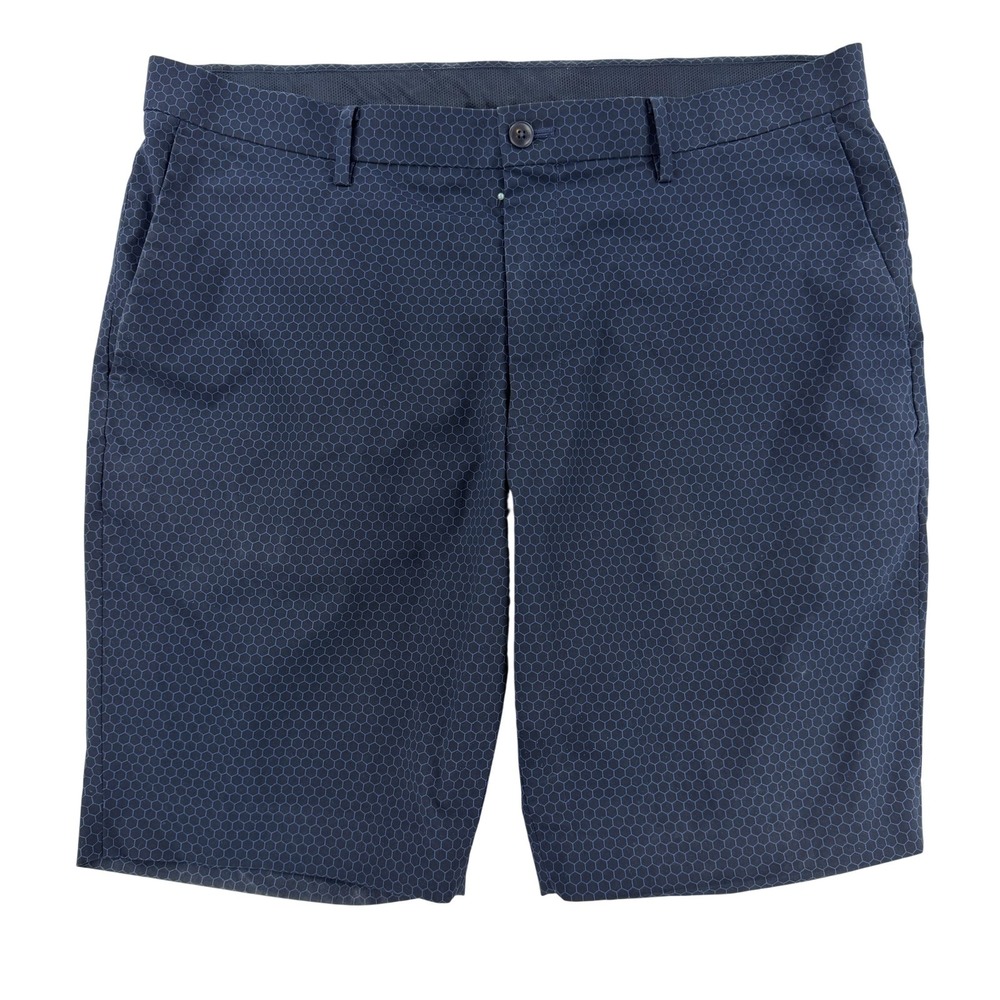 Uniqlo Shorts Mens Large Blue Microfiber Chino Golf Stretch Athletic Summer
